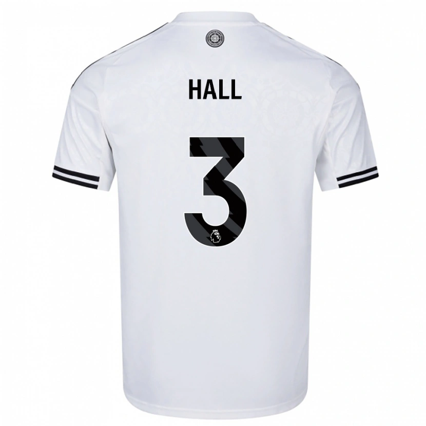 Danxen Niño Camiseta Marcell Hall #3 Blanco Negro 1ª Equipación 2025/26 La Camisa México