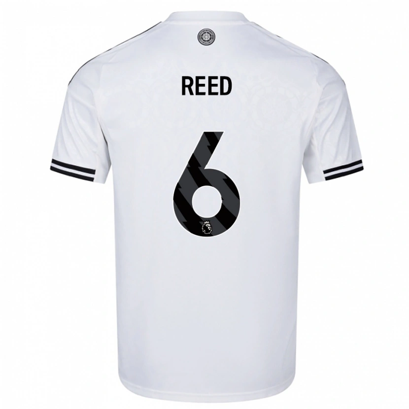 Danxen Niño Camiseta Harrison Reed #6 Blanco Negro 1ª Equipación 2025/26 La Camisa México