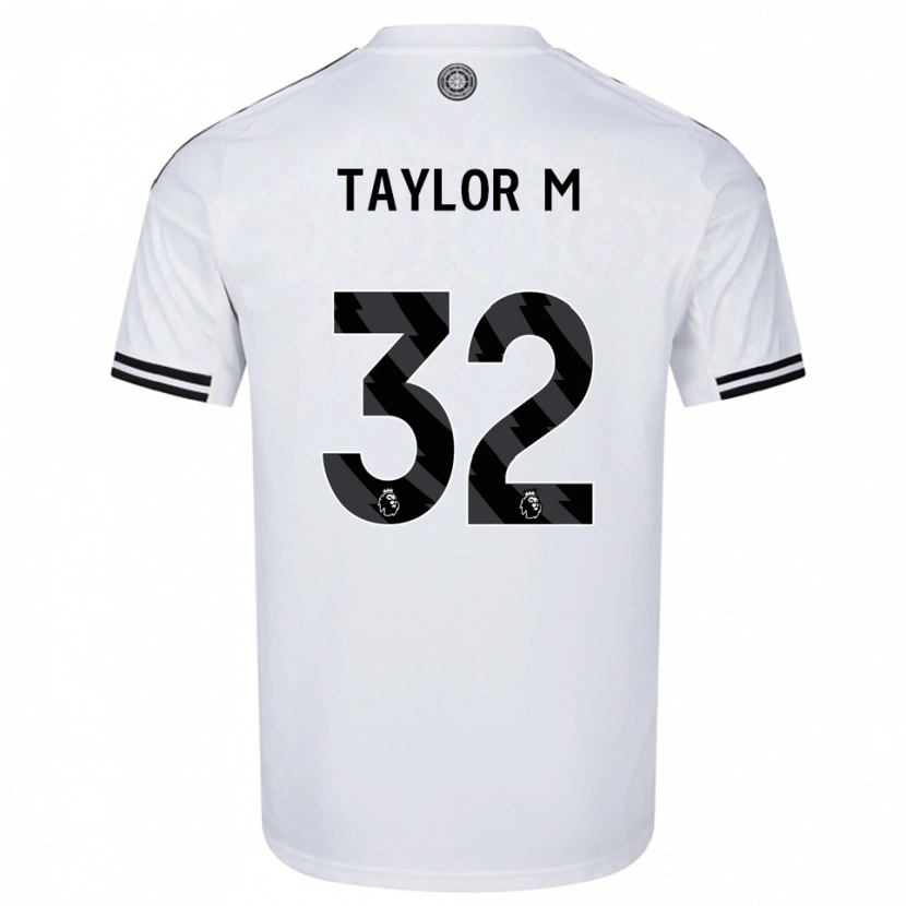 Danxen Niño Camiseta Belle Taylor-M #32 Blanco Negro 1ª Equipación 2025/26 La Camisa México