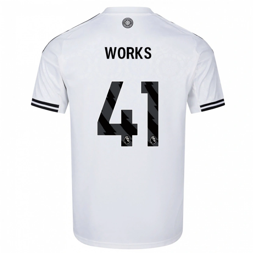 Danxen Niño Camiseta Terrell Works #41 Blanco Negro 1ª Equipación 2025/26 La Camisa México