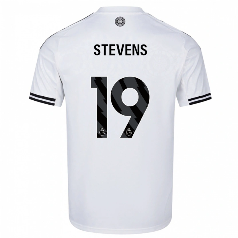 Danxen Niño Camiseta Lily Stevens #19 Blanco Negro 1ª Equipación 2025/26 La Camisa México