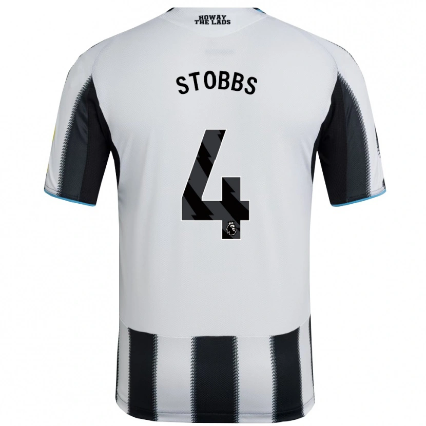 Danxen Niño Camiseta Amber-Keegan Stobbs #4 Negro Blanco 1ª Equipación 2025/26 La Camisa México