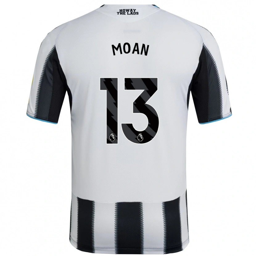 Danxen Niño Camiseta Claudia Moan #13 Negro Blanco 1ª Equipación 2025/26 La Camisa México