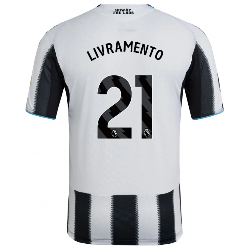 Danxen Niño Camiseta Tino Livramento #21 Negro Blanco 1ª Equipación 2025/26 La Camisa México