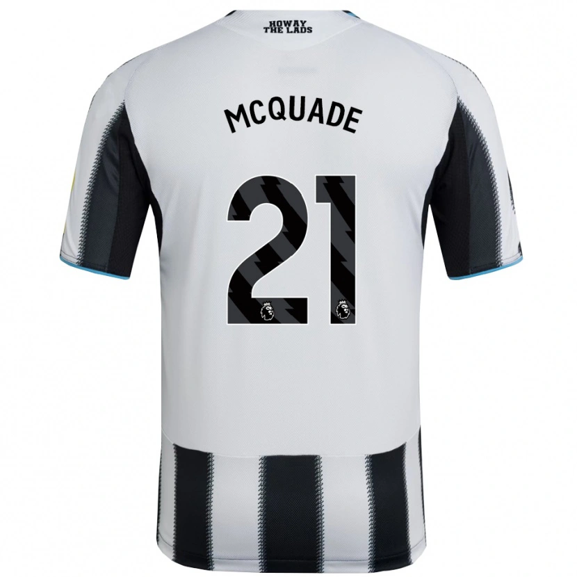 Danxen Niño Camiseta Jasmine Mcquade #21 Negro Blanco 1ª Equipación 2025/26 La Camisa México