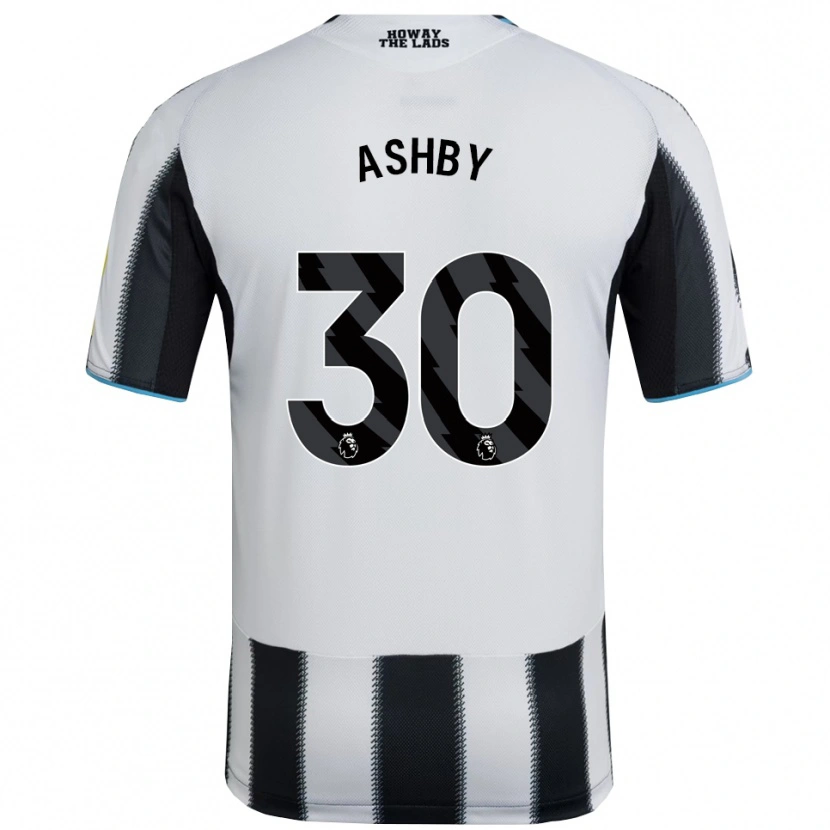 Danxen Niño Camiseta Harrison Ashby #30 Negro Blanco 1ª Equipación 2025/26 La Camisa México