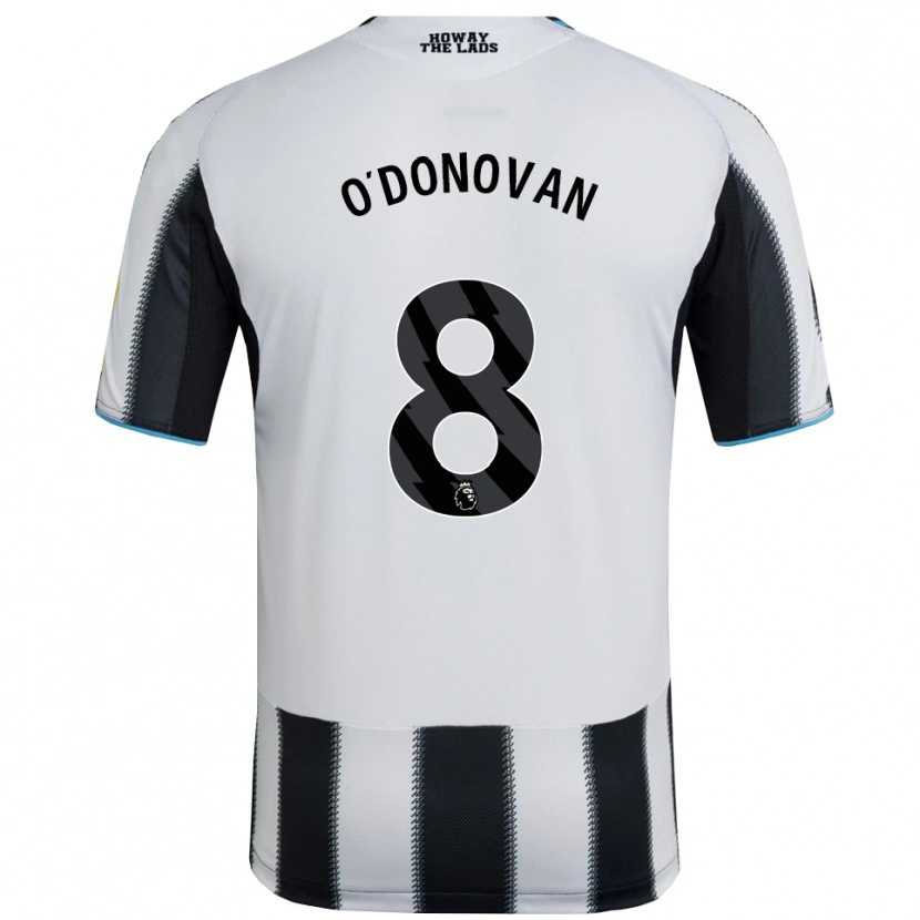Danxen Niño Camiseta Alex O'donovan #8 Negro Blanco 1ª Equipación 2025/26 La Camisa México