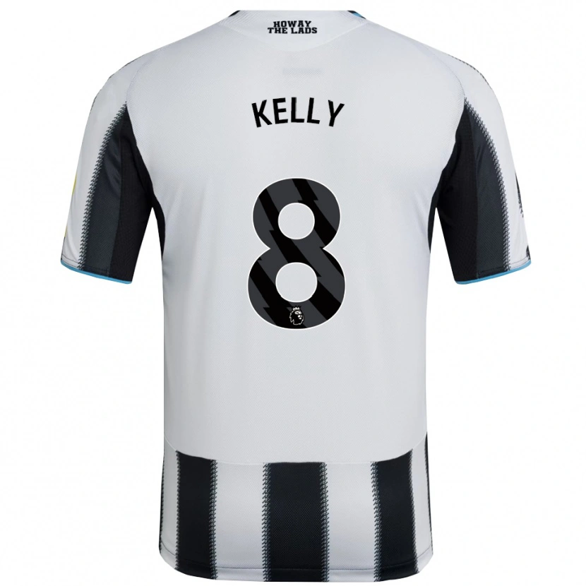 Danxen Niño Camiseta Emma Kelly #8 Negro Blanco 1ª Equipación 2025/26 La Camisa México