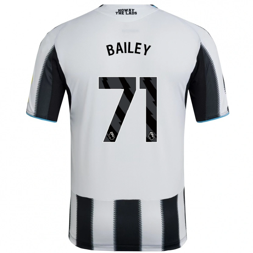 Danxen Niño Camiseta Scott Bailey #71 Negro Blanco 1ª Equipación 2025/26 La Camisa México