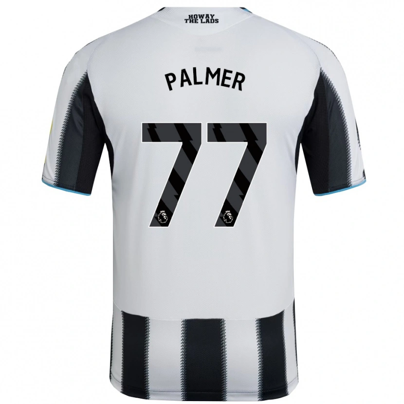 Danxen Niño Camiseta Darren Palmer #77 Negro Blanco 1ª Equipación 2025/26 La Camisa México