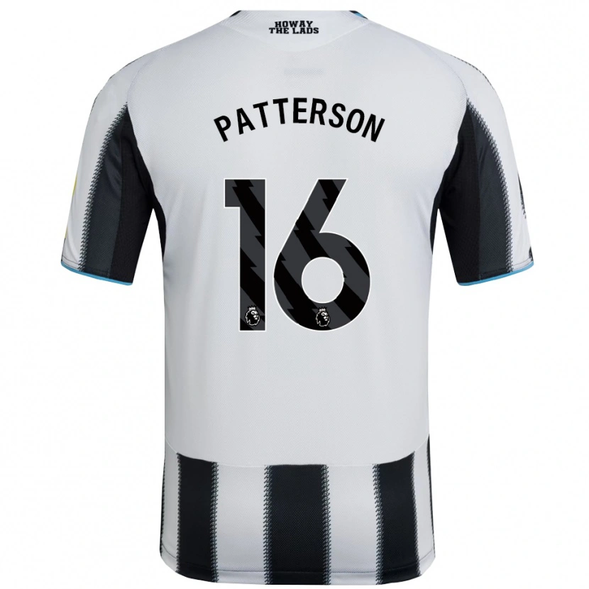 Danxen Niño Camiseta Jack Patterson #16 Negro Blanco 1ª Equipación 2025/26 La Camisa México