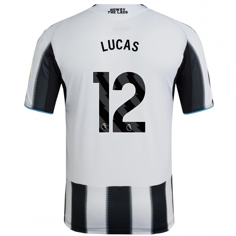 Danxen Niño Camiseta Kayden Lucas #12 Negro Blanco 1ª Equipación 2025/26 La Camisa México
