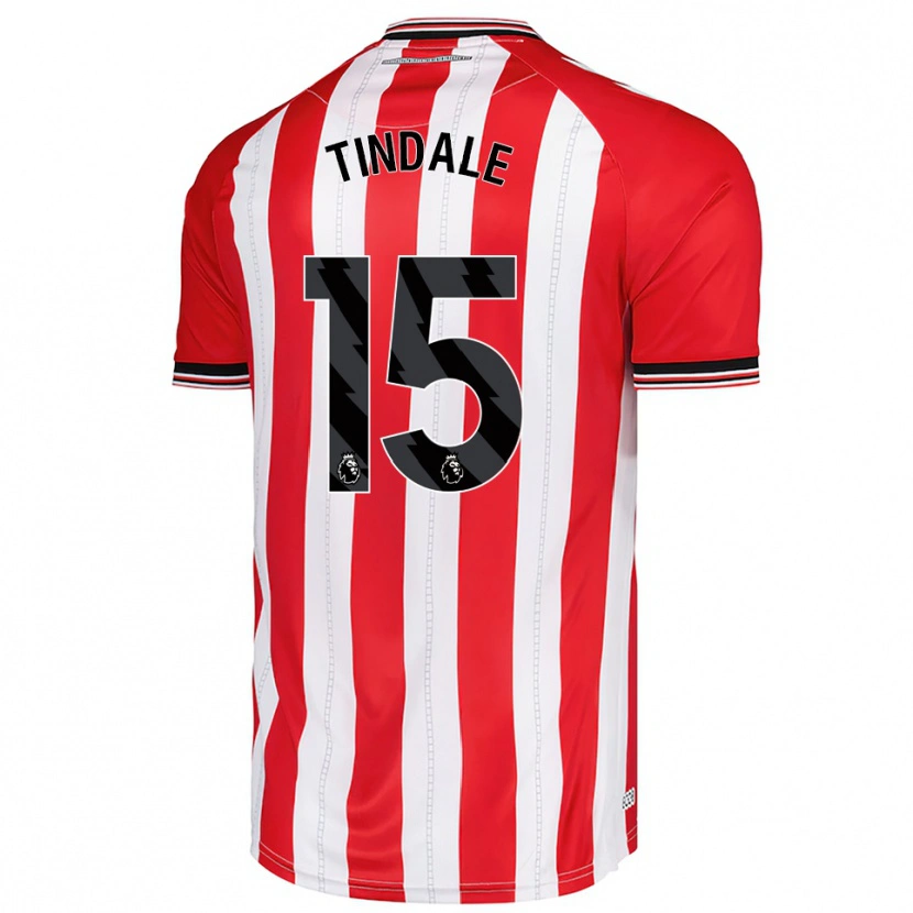 Danxen Niño Camiseta Charlie Dinsdale #15 Rojo Blanco 1ª Equipación 2025/26 La Camisa México
