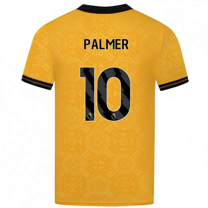 Danxen Niño Camiseta Jamila Palmer #10 Amarillo Negro 1ª Equipación 2025/26 La Camisa México