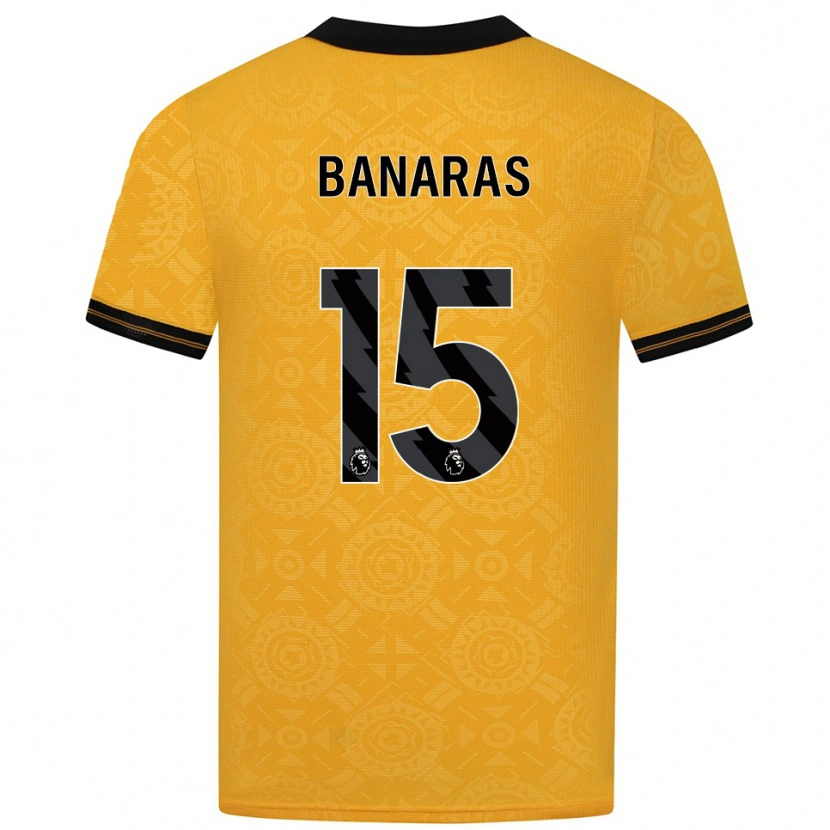 Danxen Niño Camiseta Layla Banaras #15 Amarillo Negro 1ª Equipación 2025/26 La Camisa México