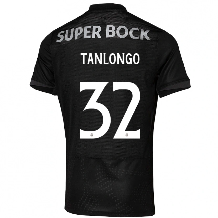 Danxen Niño Camiseta Mateo Tanlongo #32 Negro Blanco 2ª Equipación 2025/26 La Camisa México