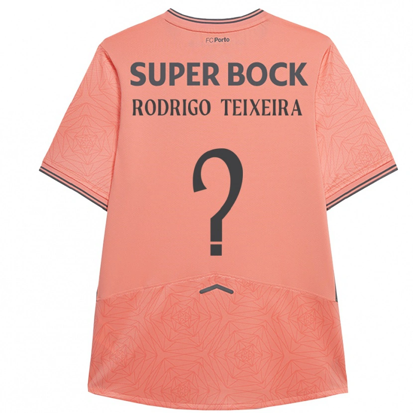 Danxen Niño Camiseta Rodrigo Teixeira #0 Rosa Marino 2ª Equipación 2025/26 La Camisa México