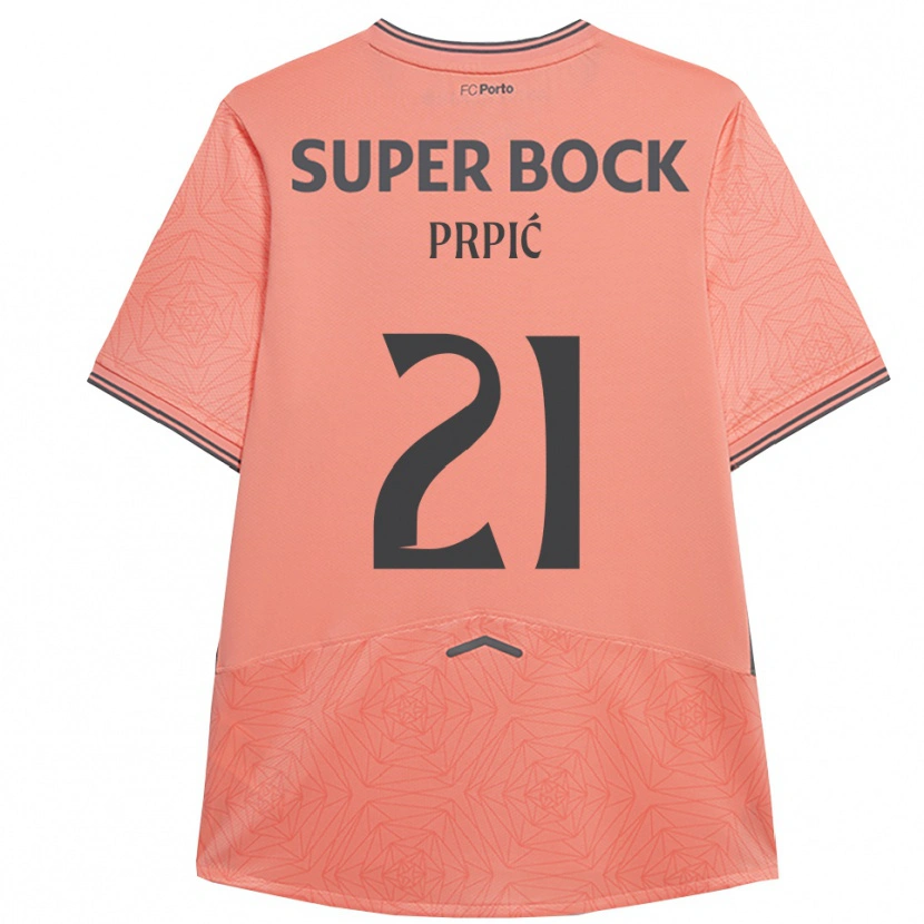 Danxen Niño Camiseta Dominik Prpić #21 Rosa Marino 2ª Equipación 2025/26 La Camisa México