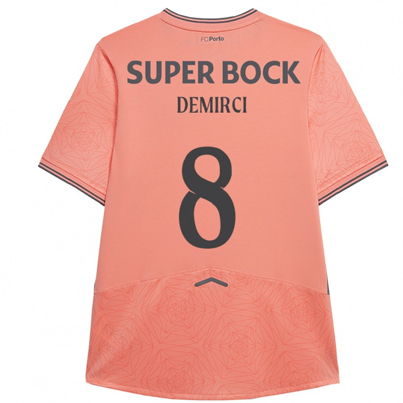 Danxen Niño Camiseta Rayan Demirci #8 Rosa Marino 2ª Equipación 2025/26 La Camisa México
