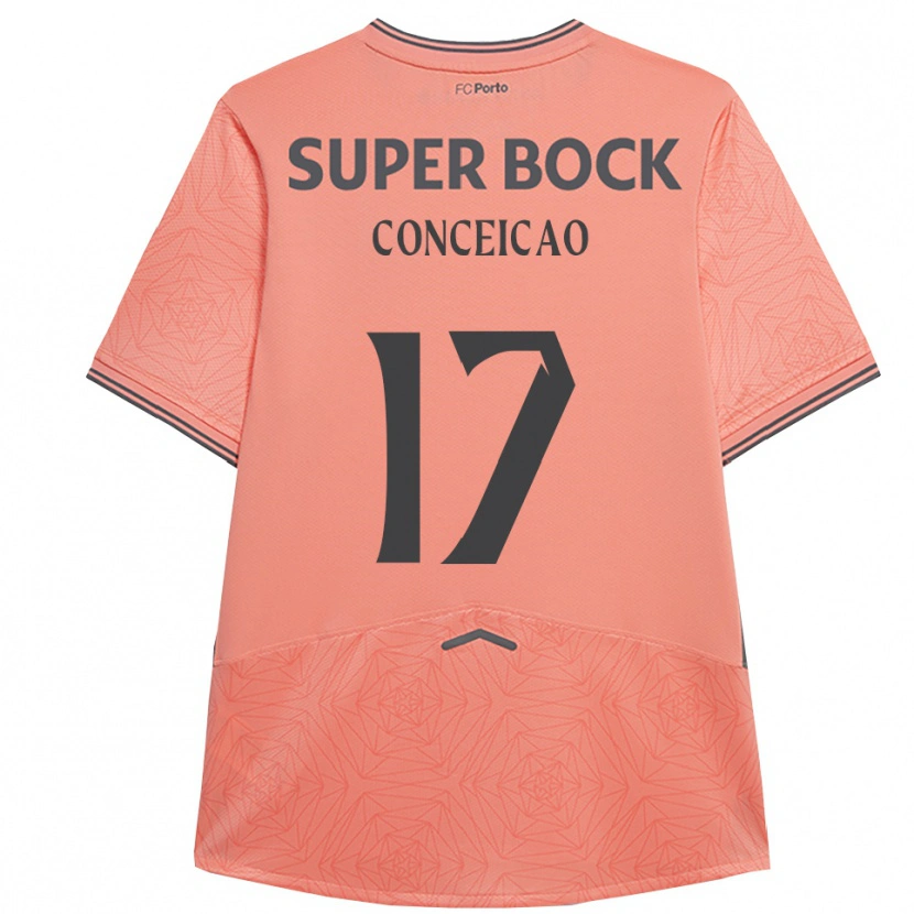 Danxen Niño Camiseta Rodrigo Conceicao #17 Rosa Marino 2ª Equipación 2025/26 La Camisa México