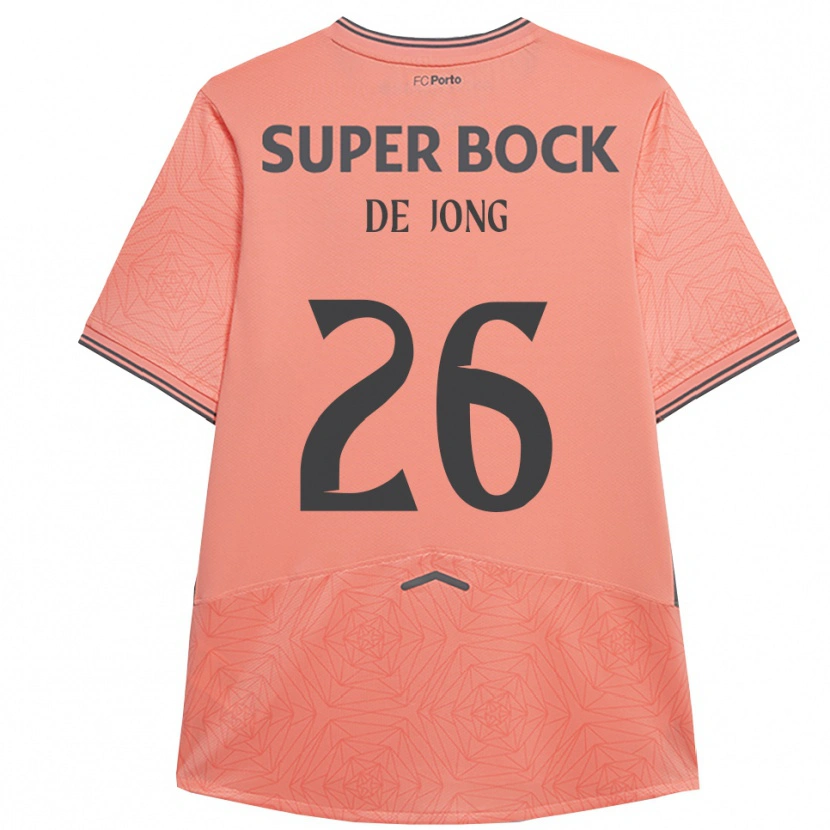Danxen Niño Camiseta Luuk De Jong #26 Rosa Marino 2ª Equipación 2025/26 La Camisa México