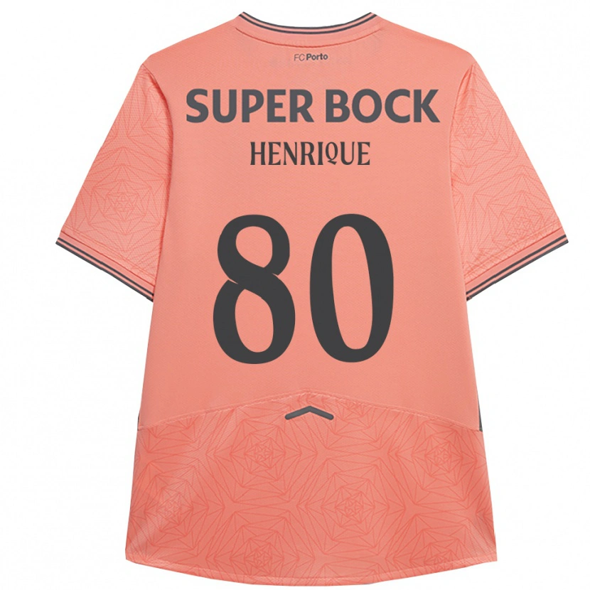 Danxen Niño Camiseta Kaio Henrique #80 Rosa Marino 2ª Equipación 2025/26 La Camisa México