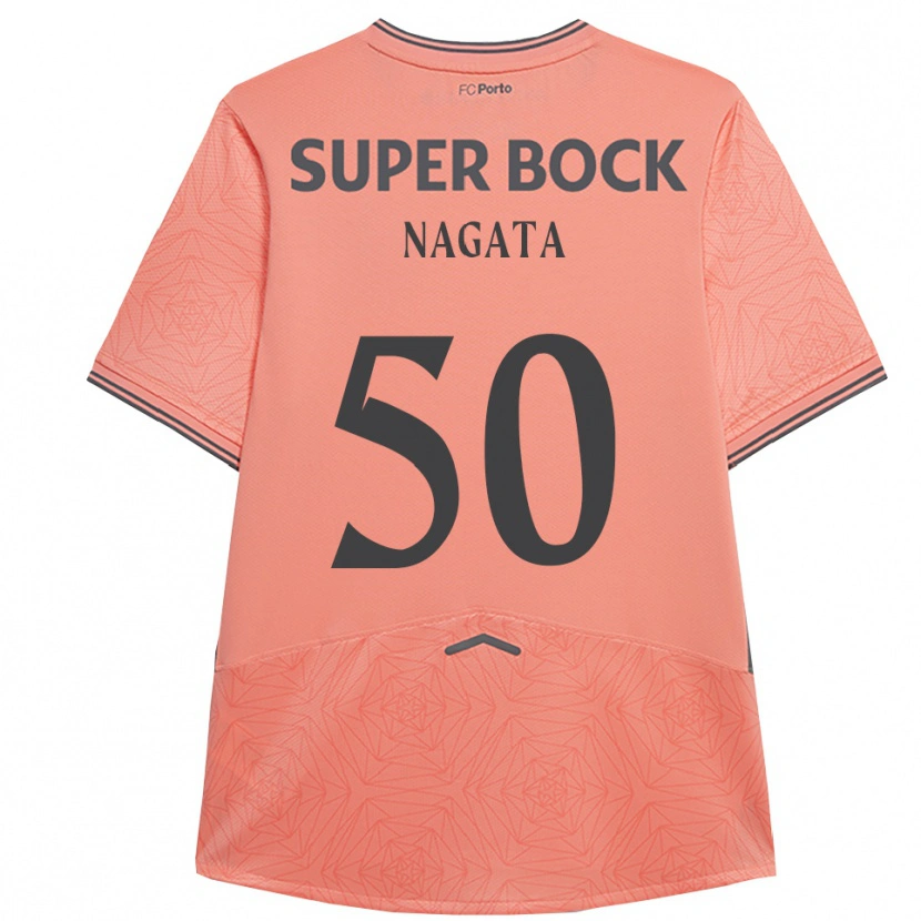 Danxen Niño Camiseta Kotaro Nagata #50 Rosa Marino 2ª Equipación 2025/26 La Camisa México