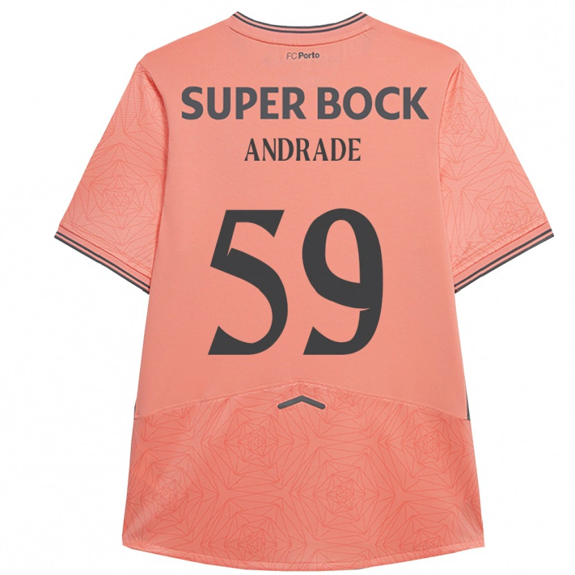 Danxen Niño Camiseta Tiago Andrade #59 Rosa Marino 2ª Equipación 2025/26 La Camisa México