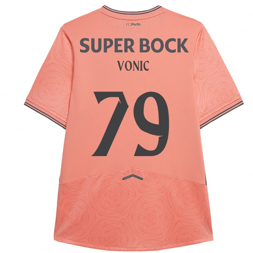 Danxen Niño Camiseta Leonardo Vonic #79 Rosa Marino 2ª Equipación 2025/26 La Camisa México