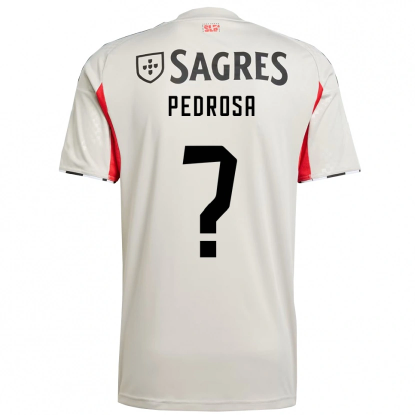 Danxen Niño Camiseta Tomás Pedrosa #0 Blanco Roto Rojo 2ª Equipación 2025/26 La Camisa México