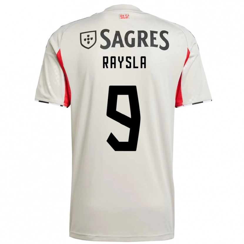 Danxen Niño Camiseta Nycole Raysla #9 Blanco Roto Rojo 2ª Equipación 2025/26 La Camisa México