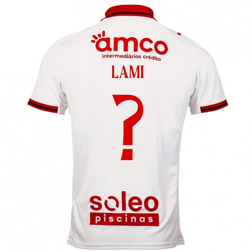 Danxen Niño Camiseta Dário Lami #0 Blanco Rojo 2ª Equipación 2025/26 La Camisa México