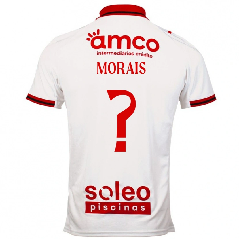Danxen Niño Camiseta Joao Morais #0 Blanco Rojo 2ª Equipación 2025/26 La Camisa México