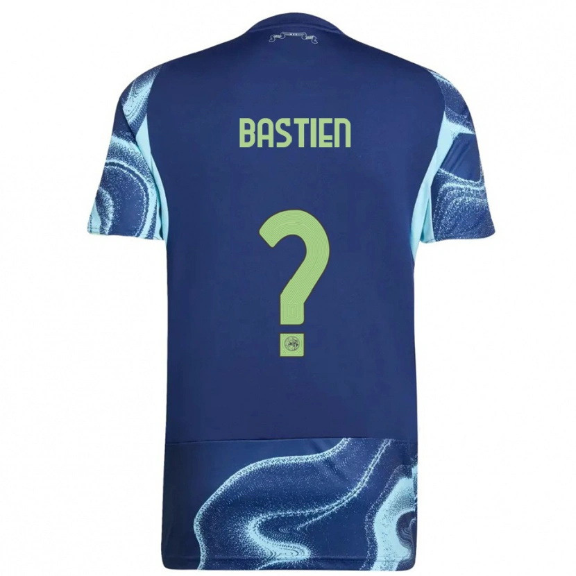Danxen Niño Camiseta Joshua Bastien #0 Marino Celeste 2ª Equipación 2025/26 La Camisa México