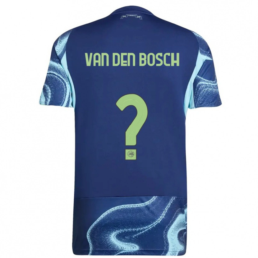 Danxen Niño Camiseta Frederico Van Den Bosch #0 Marino Celeste 2ª Equipación 2025/26 La Camisa México