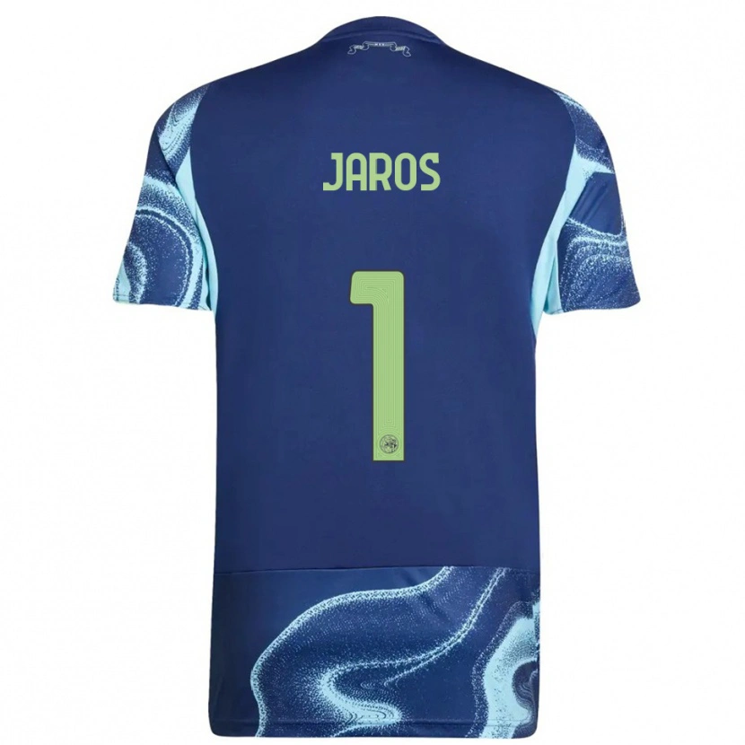 Danxen Niño Camiseta Vitezslav Jaros #1 Marino Celeste 2ª Equipación 2025/26 La Camisa México
