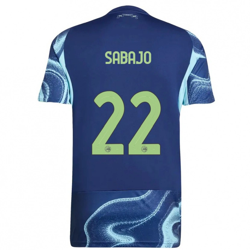 Danxen Niño Camiseta Quinty Sabajo #22 Marino Celeste 2ª Equipación 2025/26 La Camisa México