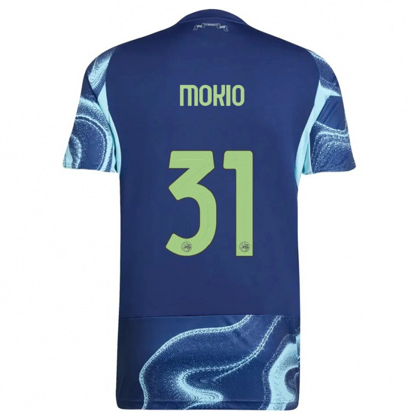 Danxen Niño Camiseta Jorthy Mokio #31 Marino Celeste 2ª Equipación 2025/26 La Camisa México