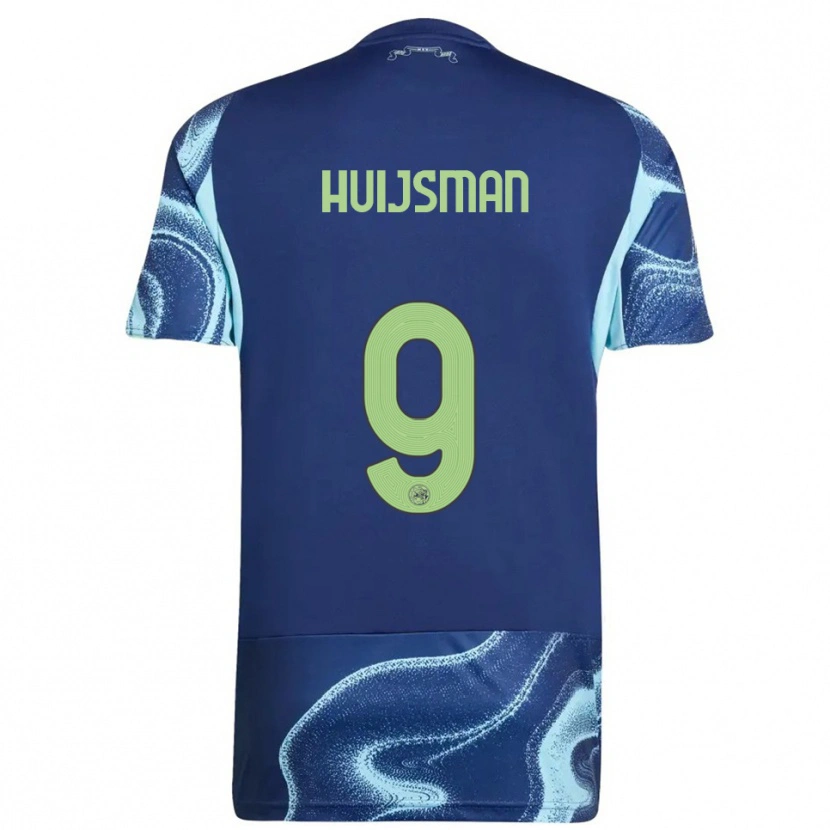 Danxen Niño Camiseta Mitchi Huijsman #9 Marino Celeste 2ª Equipación 2025/26 La Camisa México