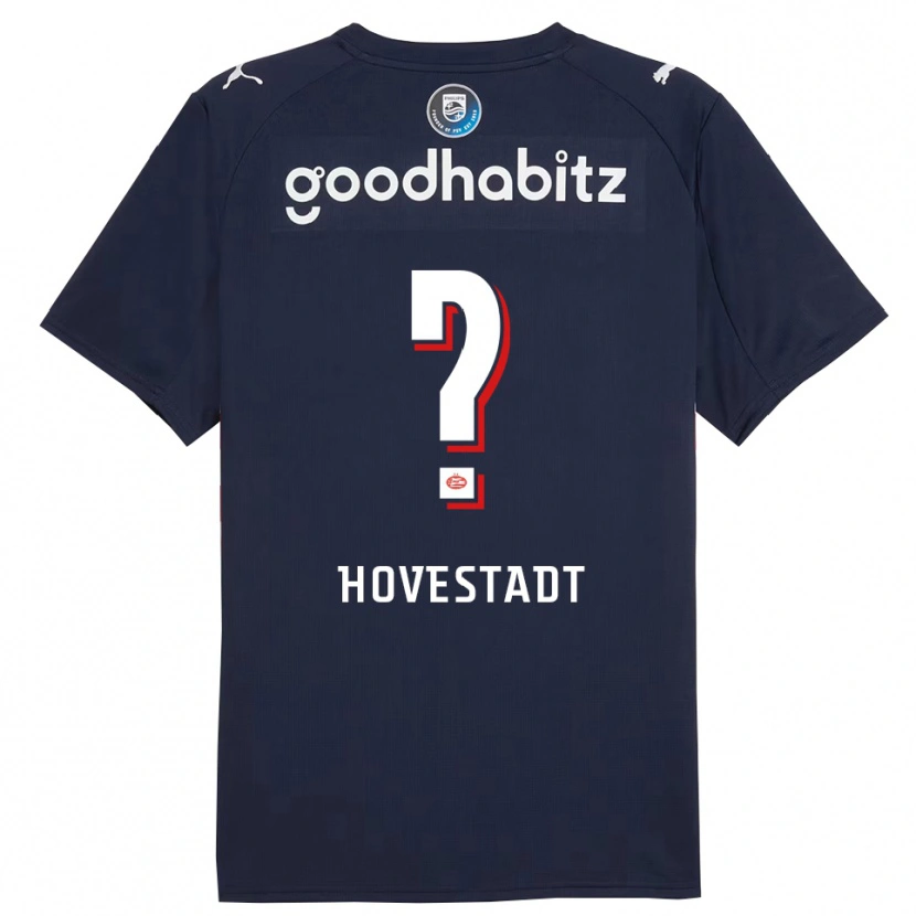 Danxen Niño Camiseta Mike Hovestadt #0 Marino Blanco 2ª Equipación 2025/26 La Camisa México