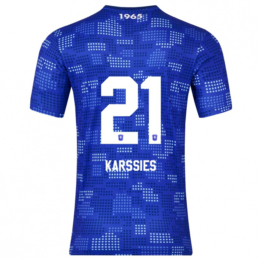 Danxen Niño Camiseta Sam Karssies #21 Azul Celeste 2ª Equipación 2025/26 La Camisa México