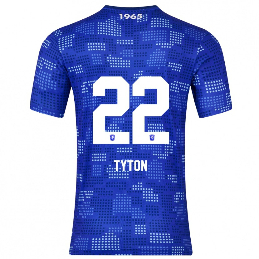 Danxen Niño Camiseta Przemyslaw Tyton #22 Azul Celeste 2ª Equipación 2025/26 La Camisa México