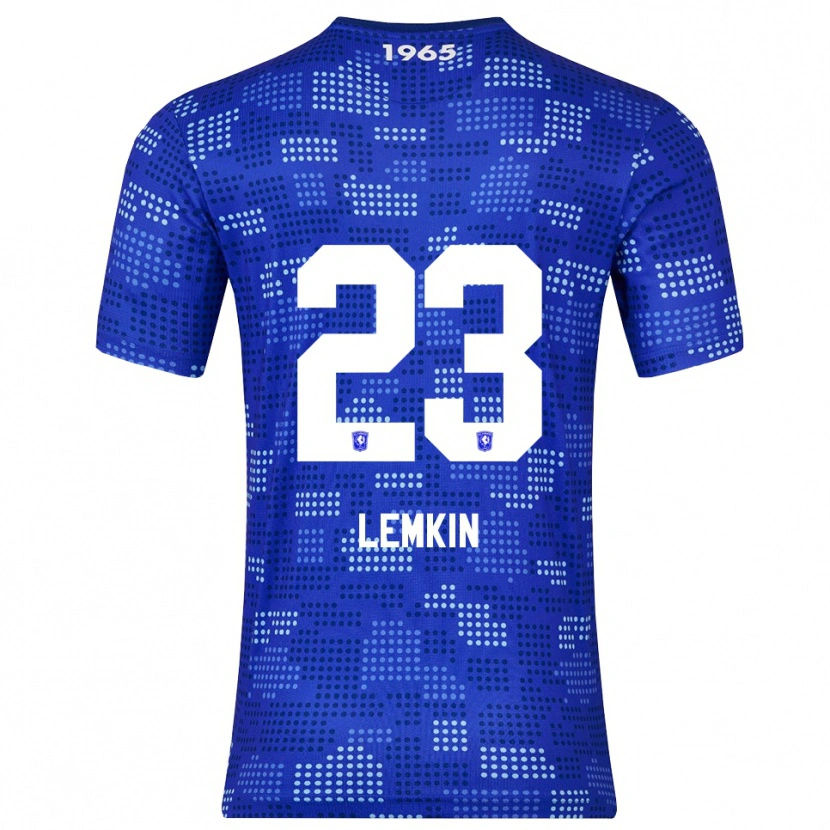 Danxen Niño Camiseta Stav Lemkin #23 Azul Celeste 2ª Equipación 2025/26 La Camisa México