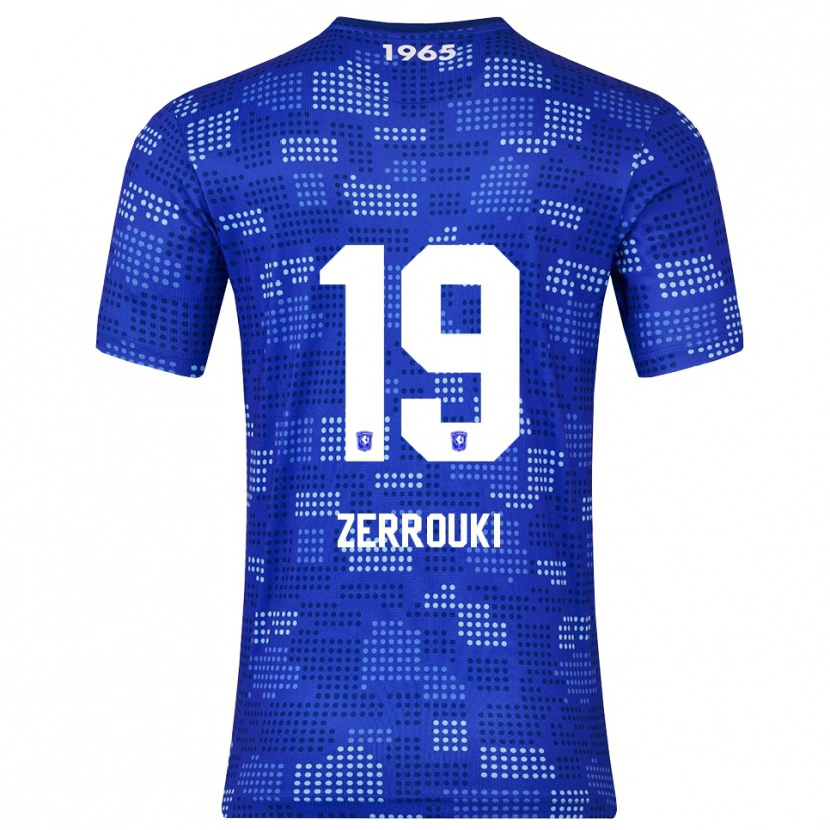 Danxen Niño Camiseta Ramiz Zerrouki #19 Azul Celeste 2ª Equipación 2025/26 La Camisa México