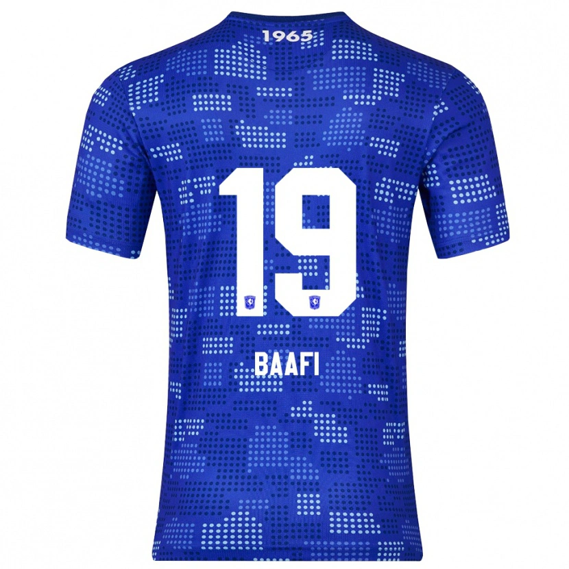 Danxen Niño Camiseta Maximilian Baafi #19 Azul Celeste 2ª Equipación 2025/26 La Camisa México