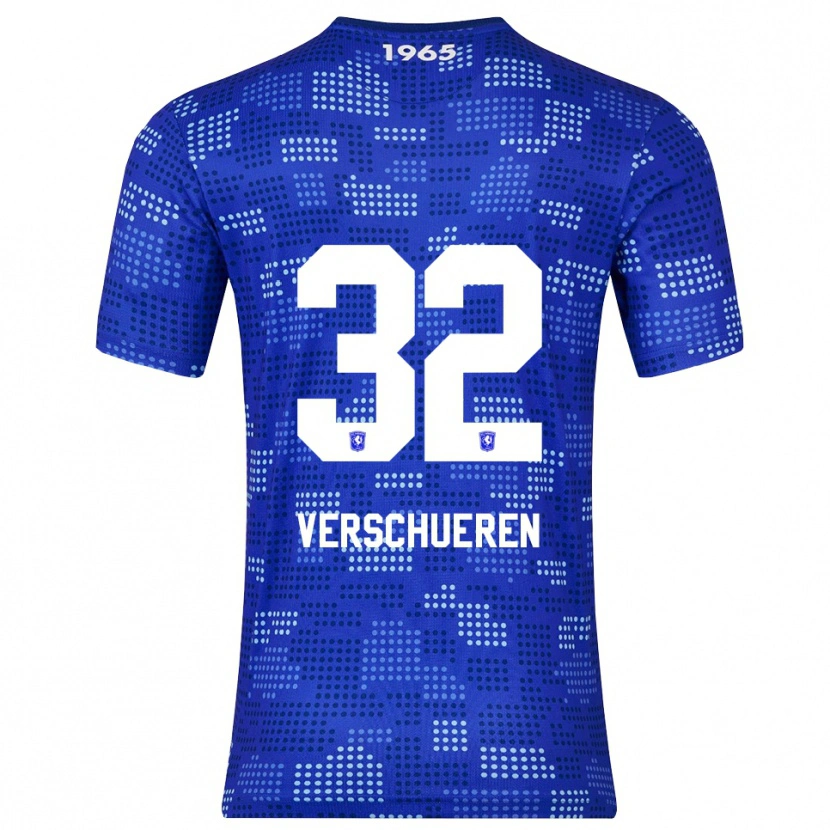 Danxen Niño Camiseta Arno Verschueren #32 Azul Celeste 2ª Equipación 2025/26 La Camisa México