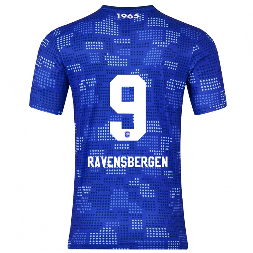 Danxen Niño Camiseta Jaimy Ravensbergen #9 Azul Celeste 2ª Equipación 2025/26 La Camisa México
