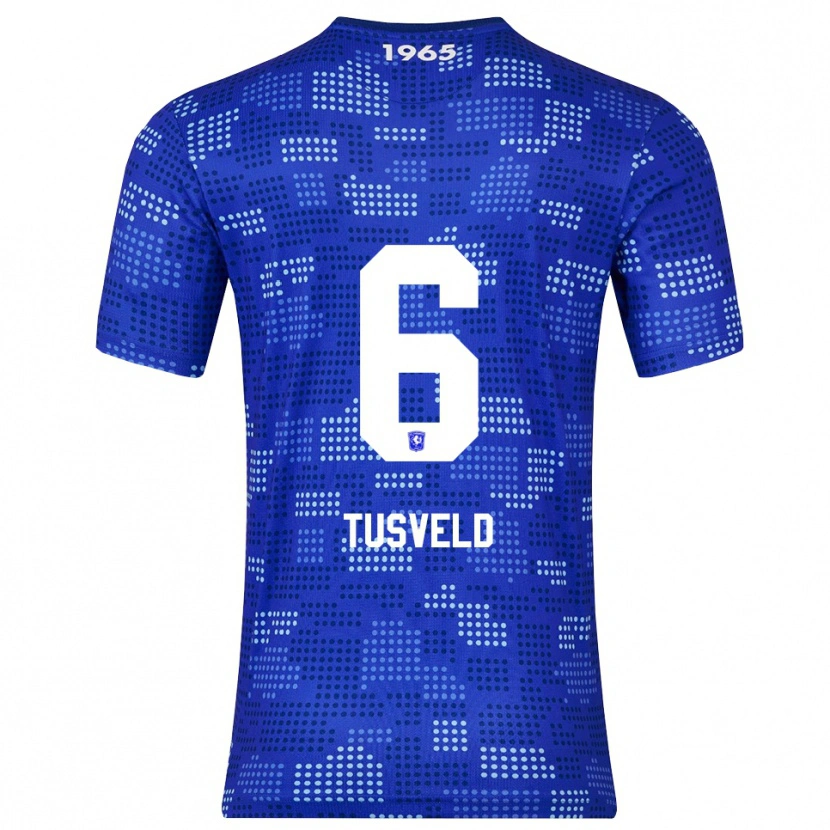 Danxen Niño Camiseta Tijn Tusveld #6 Azul Celeste 2ª Equipación 2025/26 La Camisa México