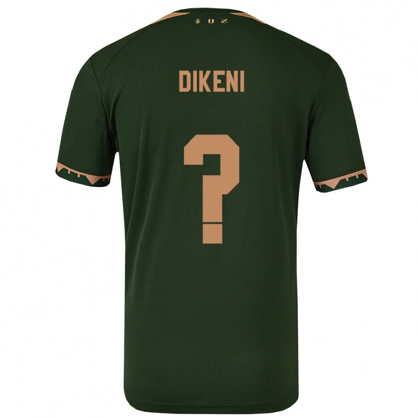 Danxen Niño Camiseta Youssif Dikeni #0 Verde Oro 2ª Equipación 2025/26 La Camisa México