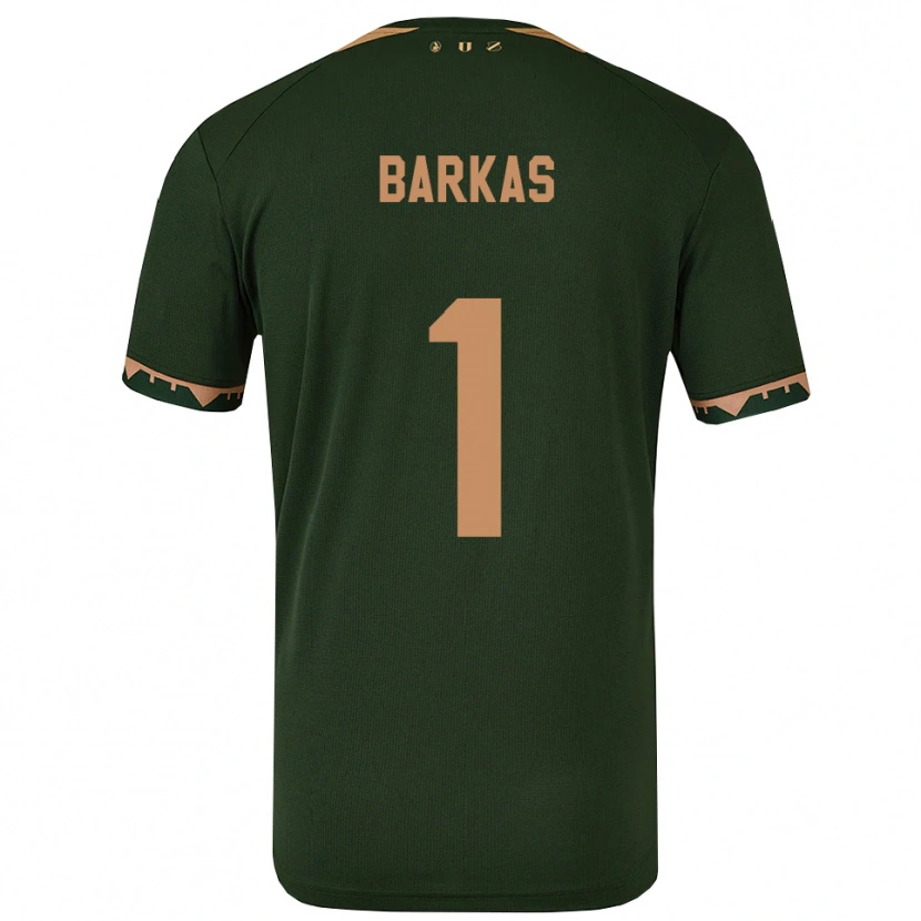 Danxen Niño Camiseta Vasilios Barkas #1 Verde Oro 2ª Equipación 2025/26 La Camisa México